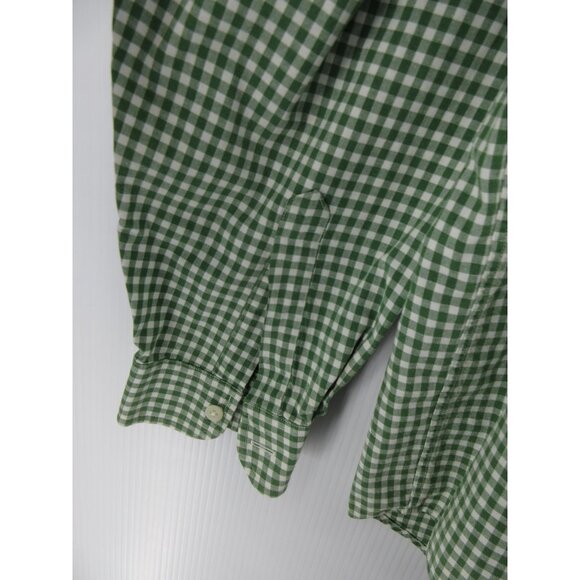 VINTAGE Abercrombie & Fitch Shirt XL Button Down Gingham Plaid 90s * - Picture 3 of 11